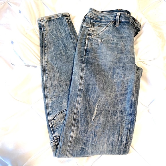 G-Star Raw Mid Skinny Moto Jeans 5622, size 26x32, Excellent Condition! - Picture 1 of 10